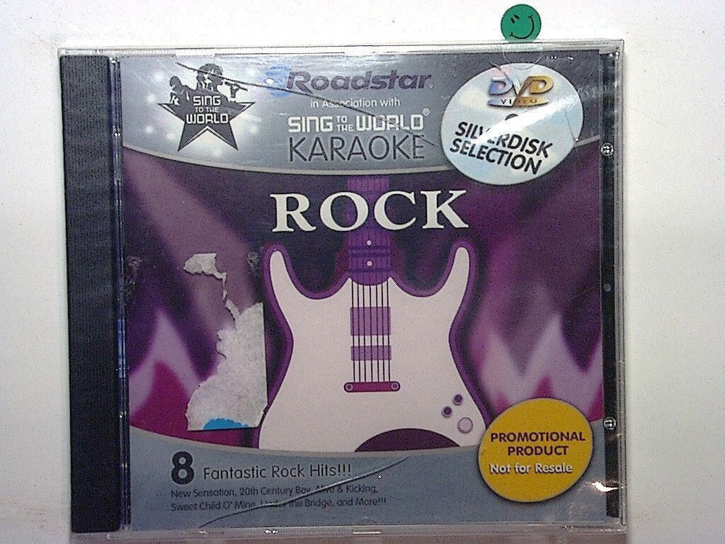 Roadster	Sing To The world Karaoke Rock CD New & Sealed