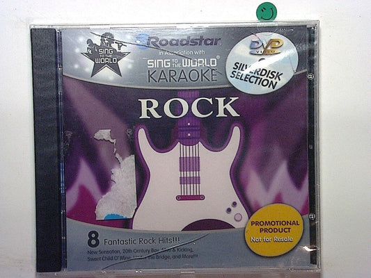 Roadster	Sing To The world Karaoke Rock CD New & Sealed