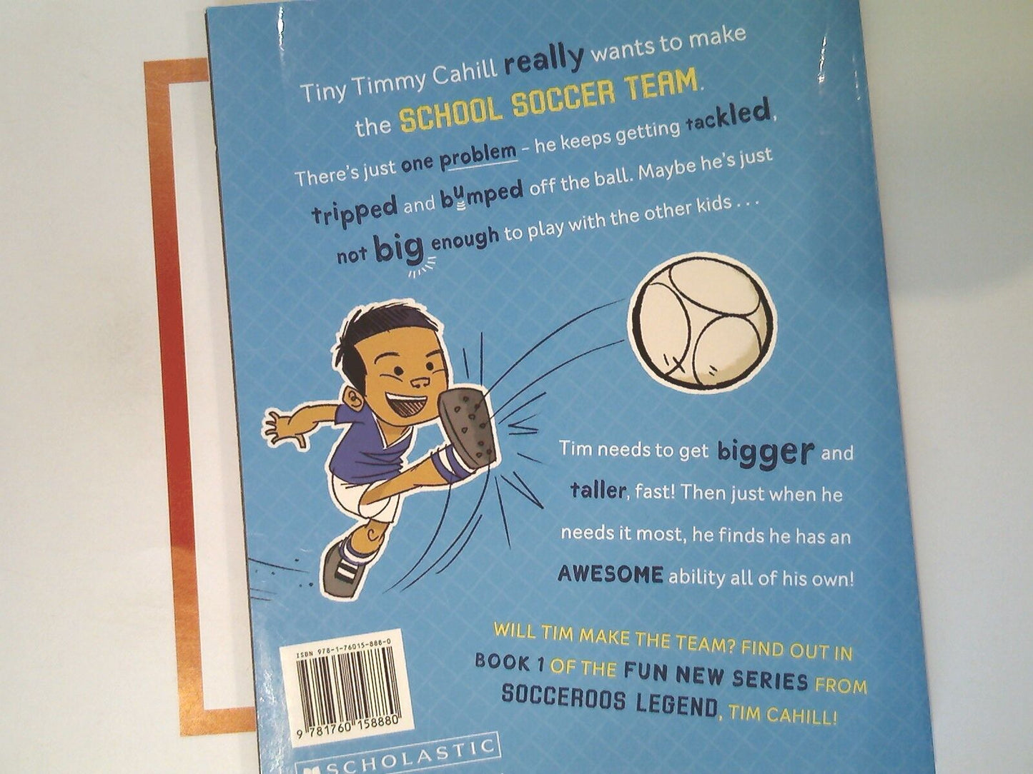 Tiny Timmy Soccer Superstar Book - Time Cahill New