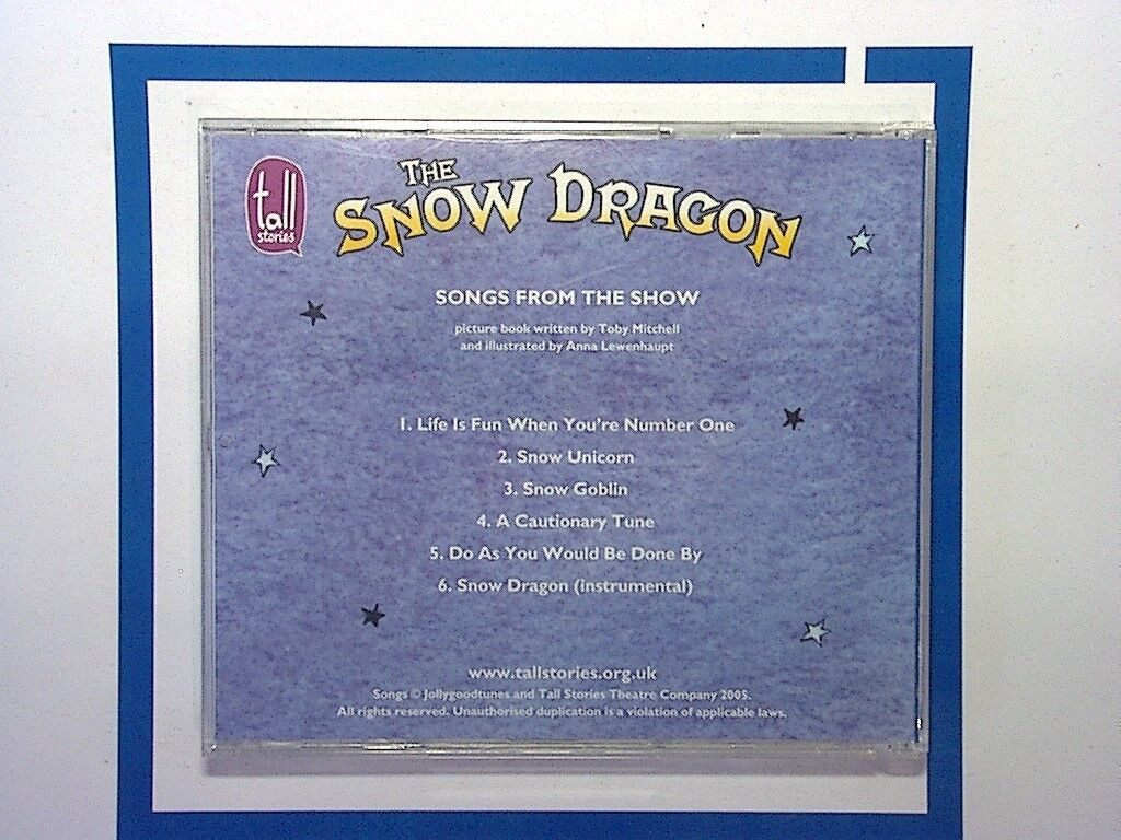The Snow Dragon CD Songs From The Show Nr Mint