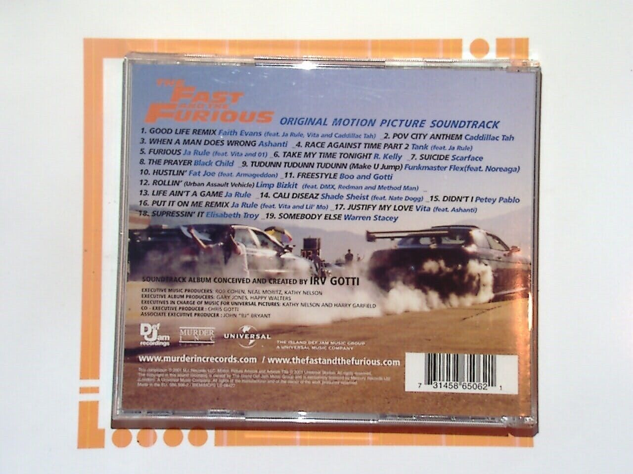 The Fast And The Furious Soundtrack (Special Edition) CD Mint
