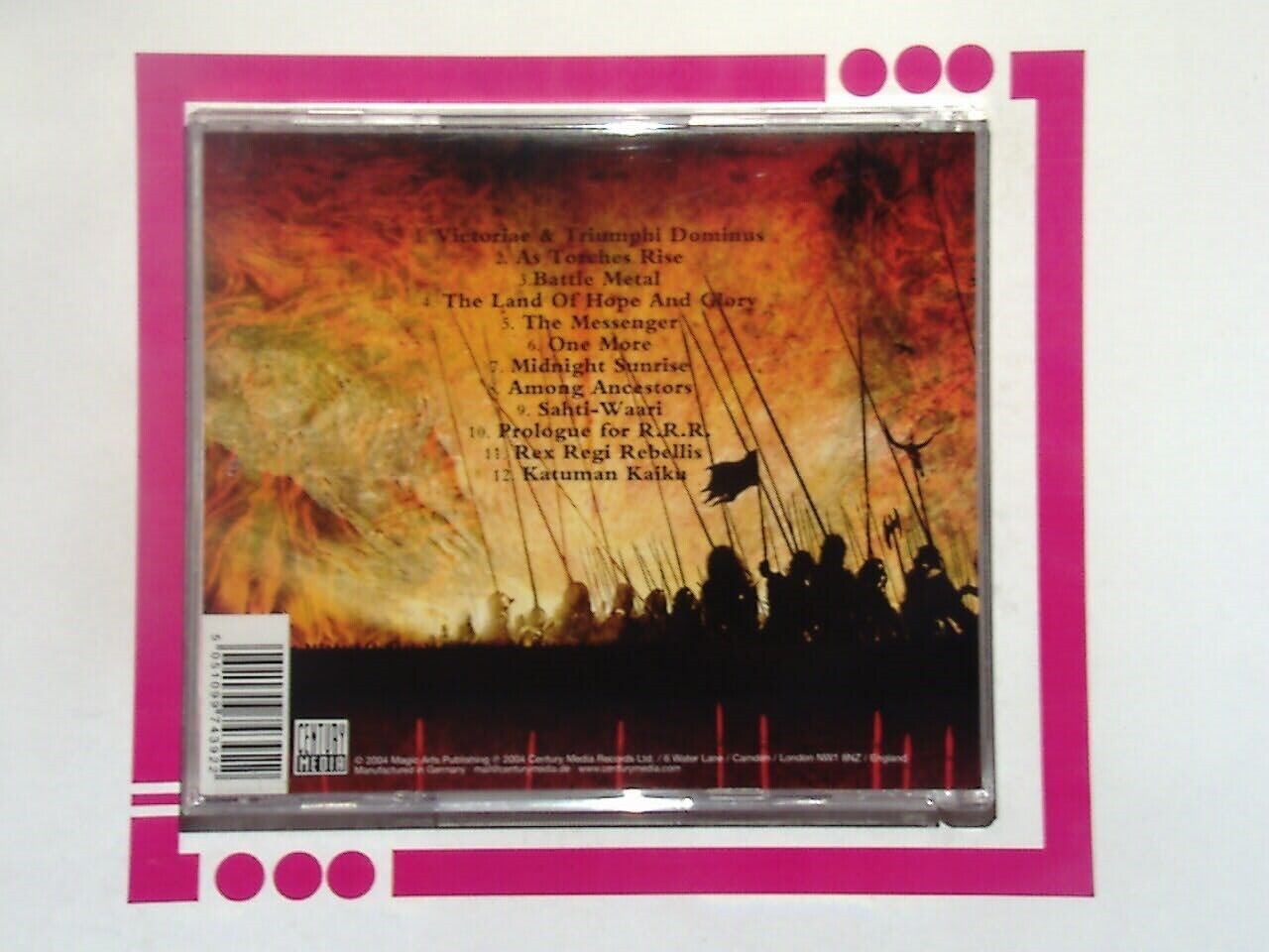 Turisas	Battle Metal CD Mint