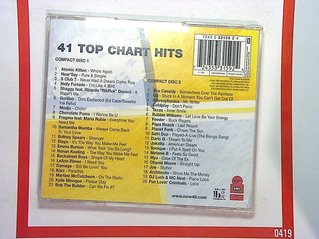 Various Artist	Now That's What I Call Music! Volume 48 2CD Mint (Gift Option)*