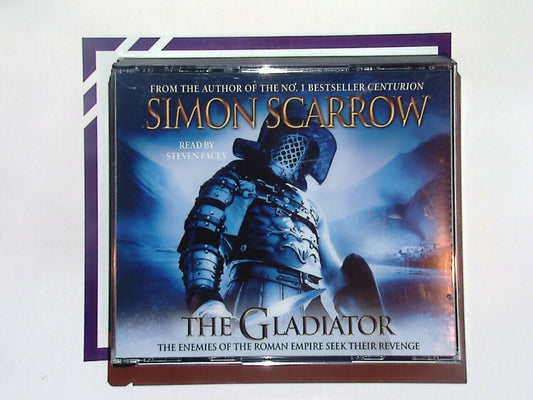 The Gladiator (Eagles of the Empire 9) by Simon Scarrow (Audio CD) 4CD Mint