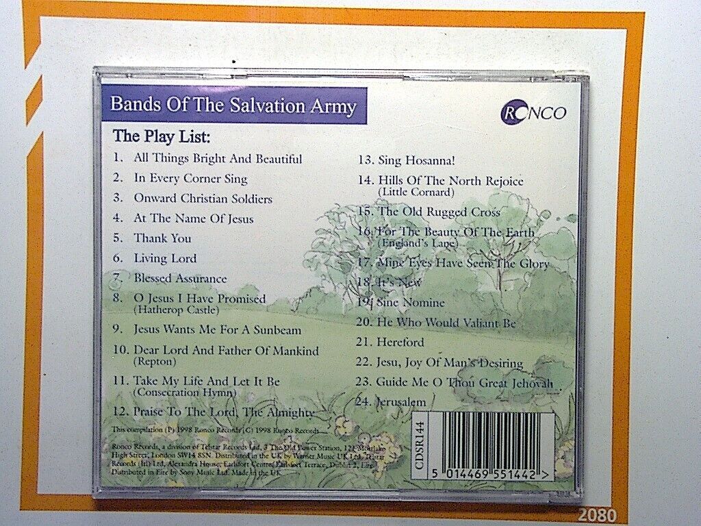 Sunday In The Park - Bands of the Salvation Army CD Mint