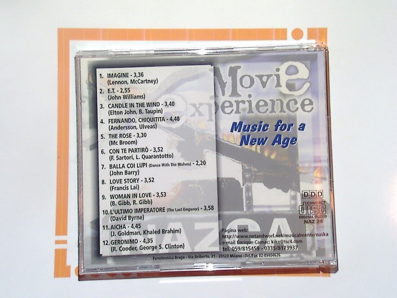 Nazca	Movie Experience CD Nr Mint