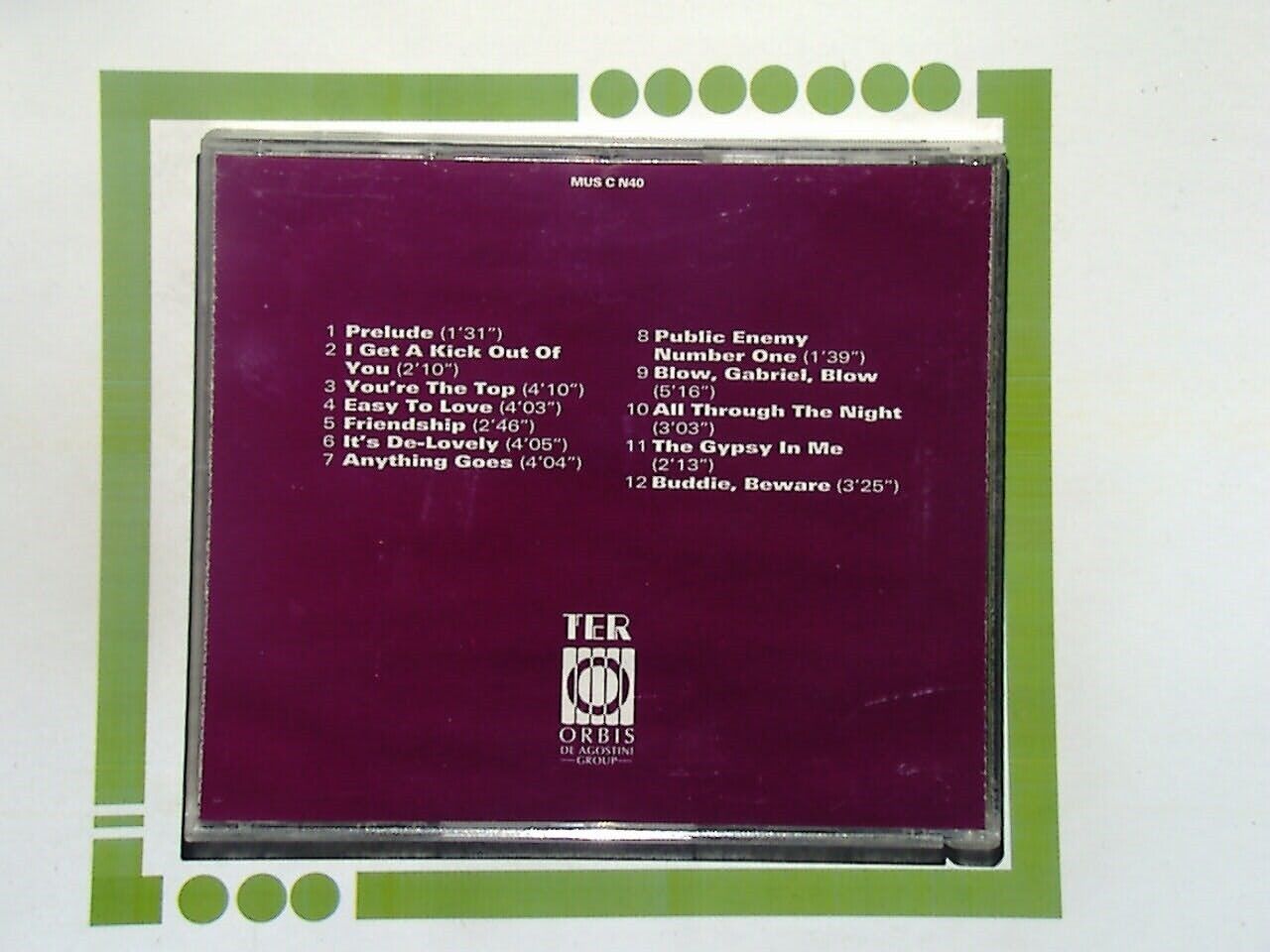 The Musicals Collection #40	Anything Goes CD Mint