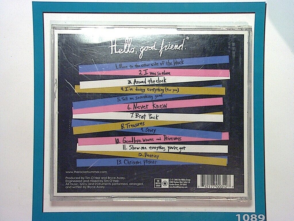 Rocket Summer	Hello Good Friend CD Mint (Gift Option)*