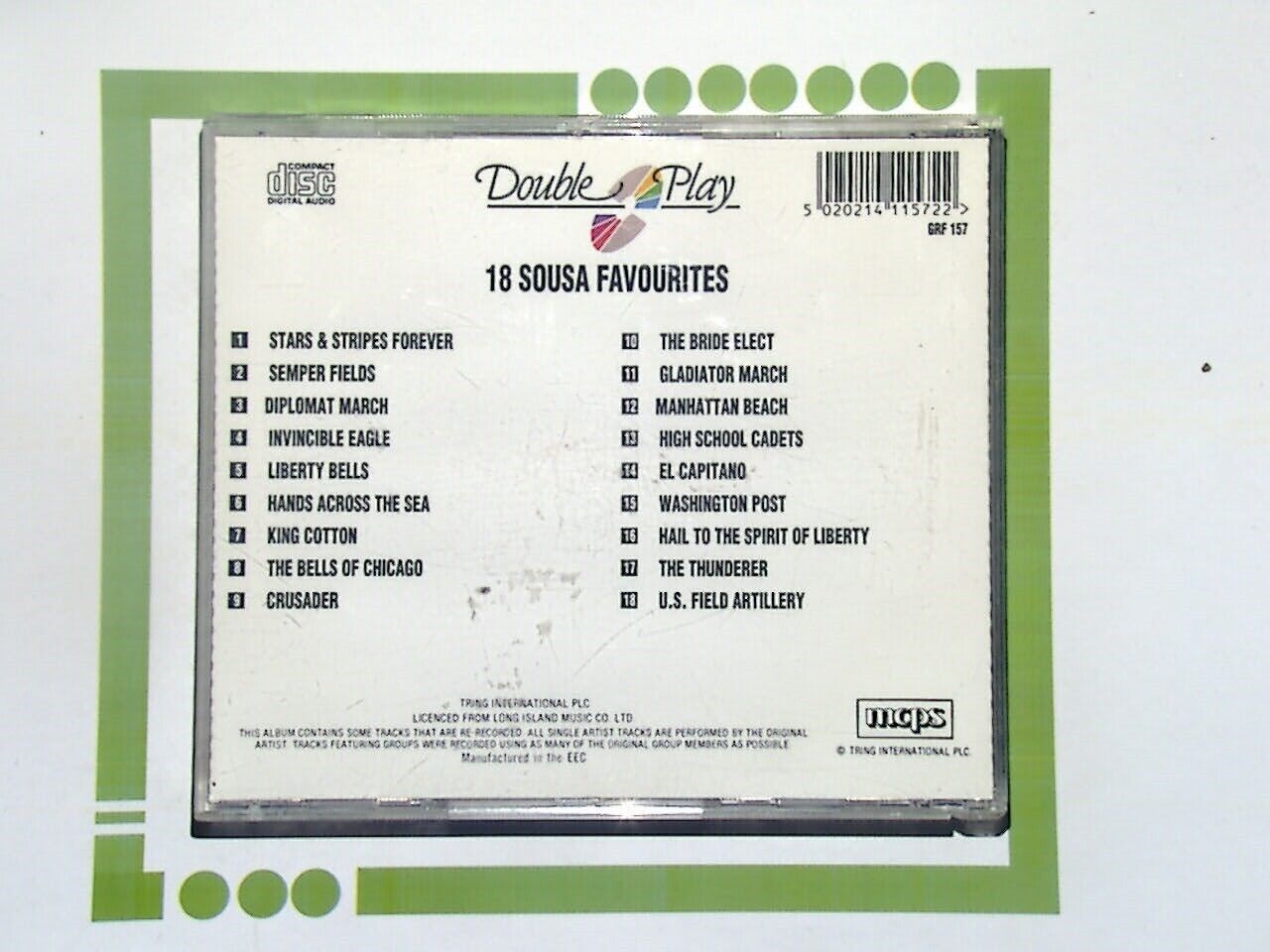 Various - 18 Sousa Favourites CD VGC