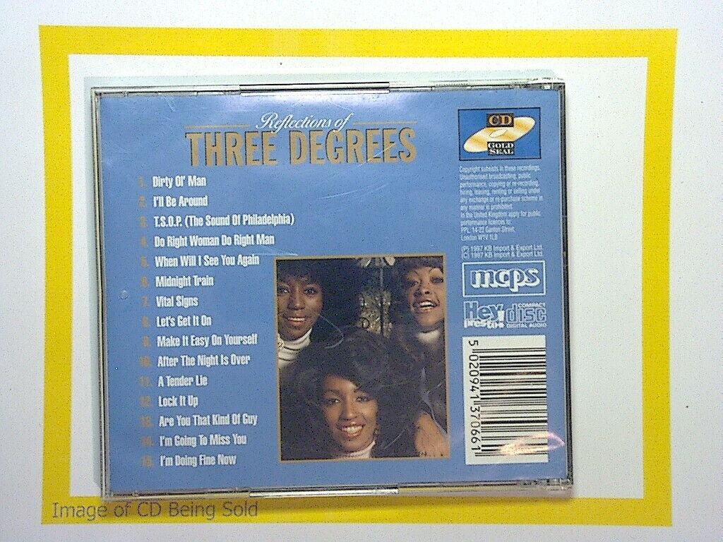 Reflections Of The Three Degrees	CD Mint