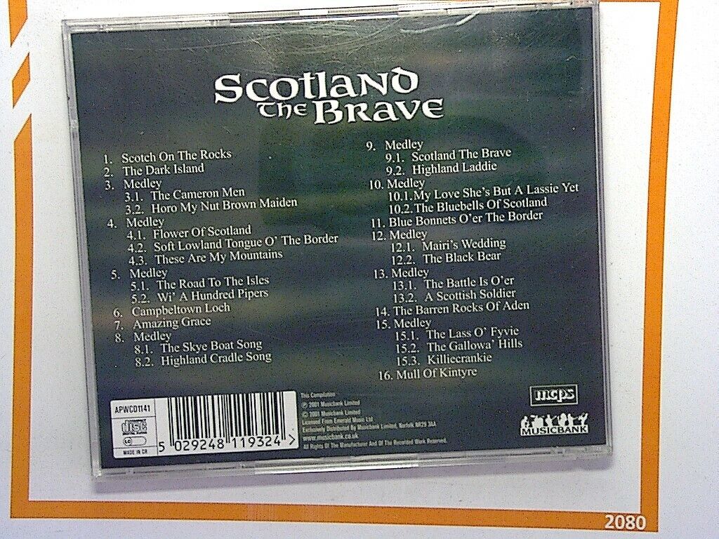 Scotland the Brave - The Best In Traditional Scottish Music CD Mint