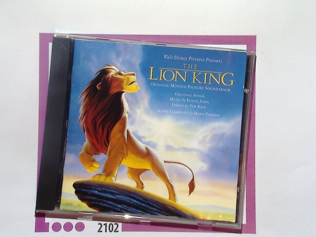 The Lion King Movie Soundtrack CD Mint