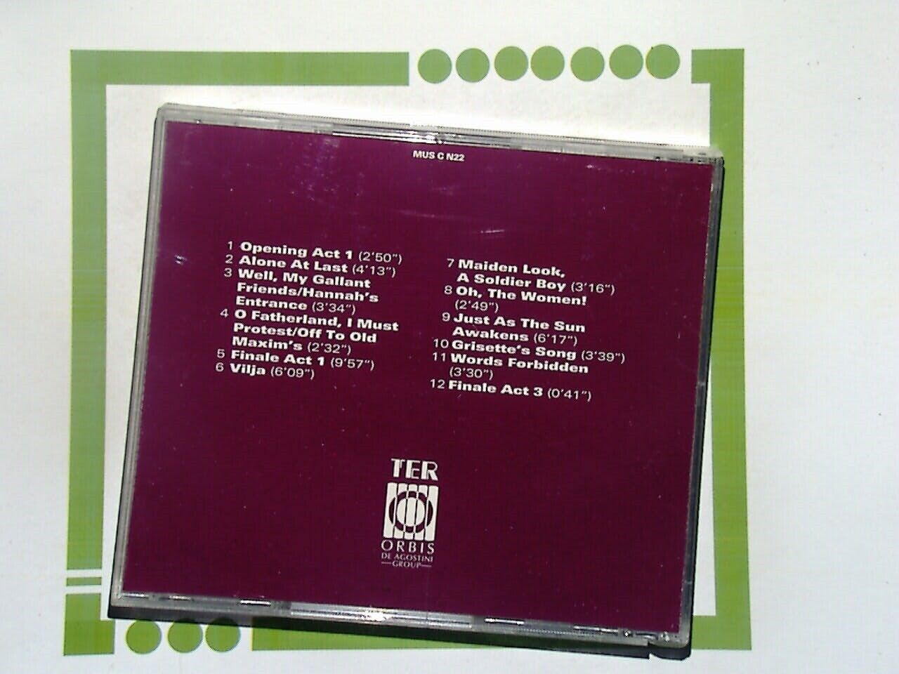 The Musicals Collection #22	The Merry Widow New Sadler's Wells Opera CD Mint