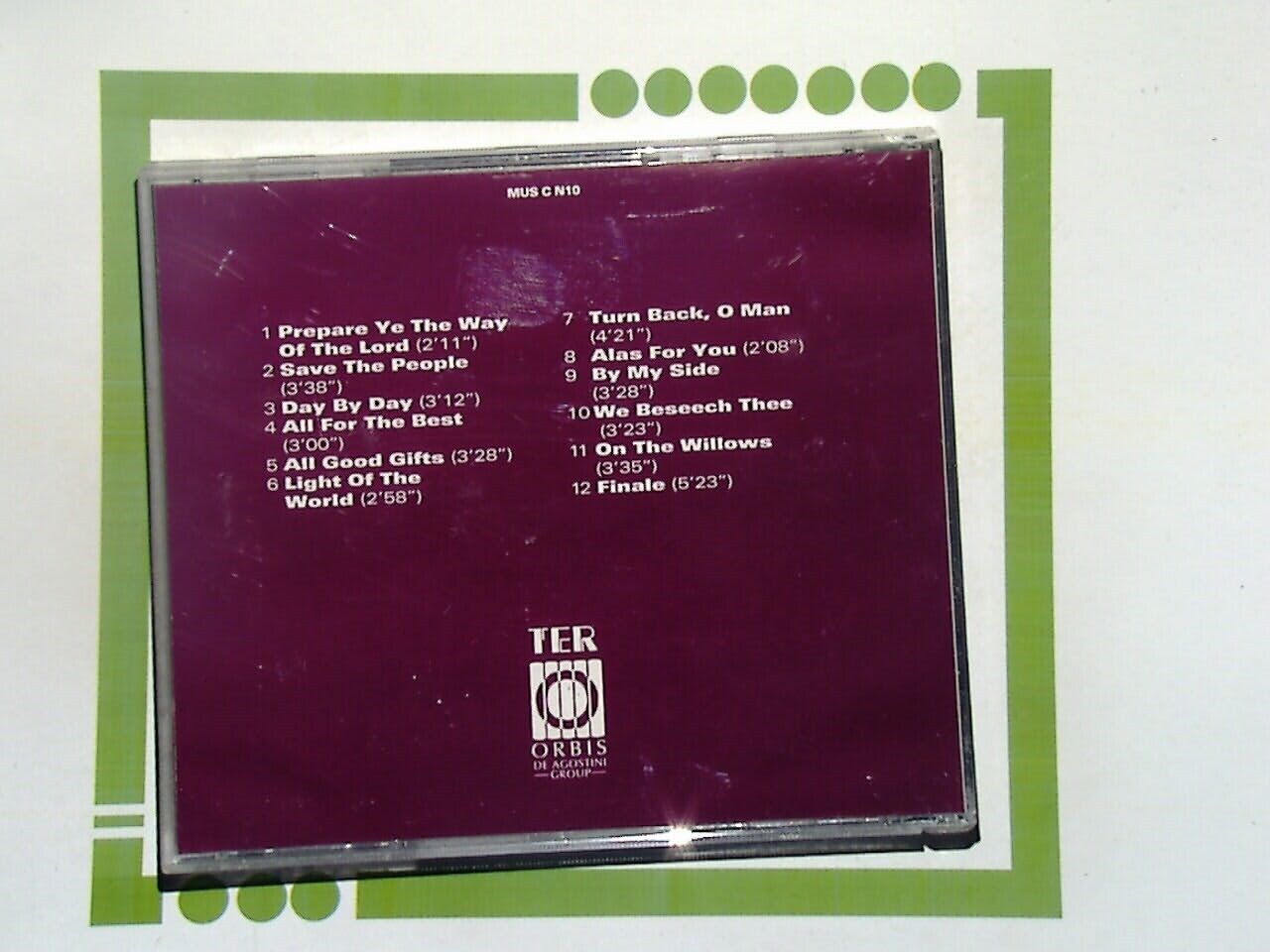 The Musicals Collection #10	Godspell CD Mint