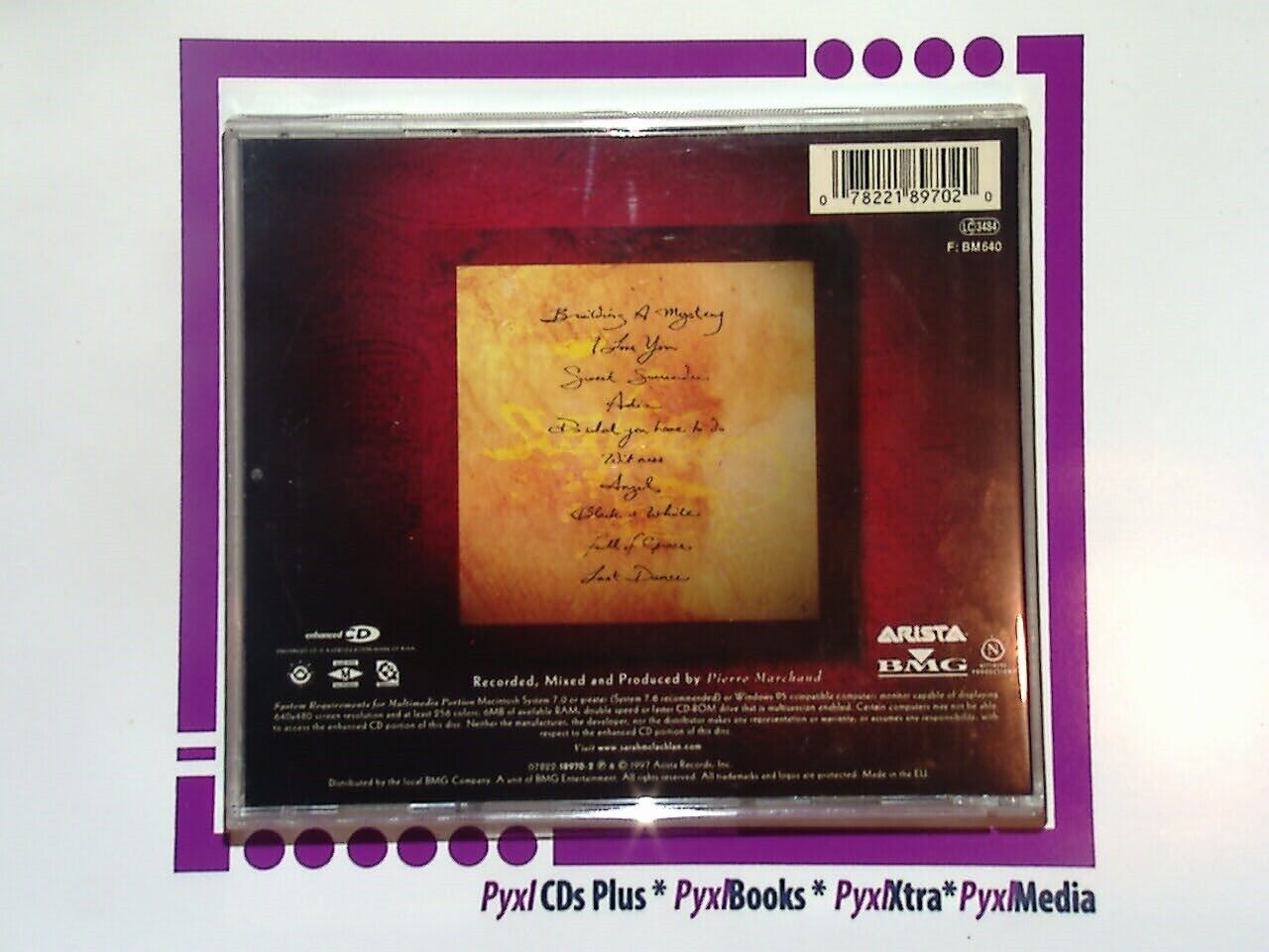 Sarah McLachlan - Surfacing CD VGC