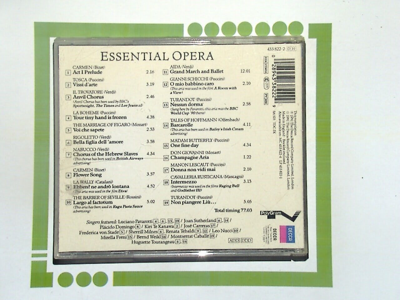 Various Artists - Essential Opera CD VGC