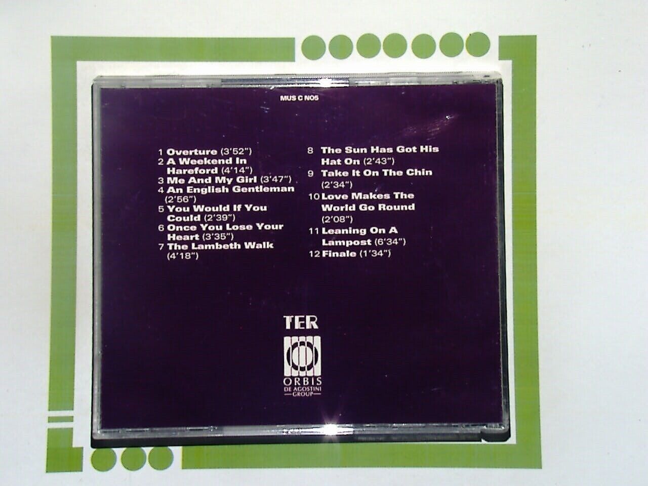 The Musicals Collection #5	Me & My Girl Original Broadway Cast CD Mint