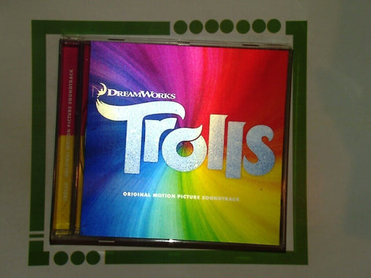 Trolls Original Soundtrack Holographic Front Cover CD Mint