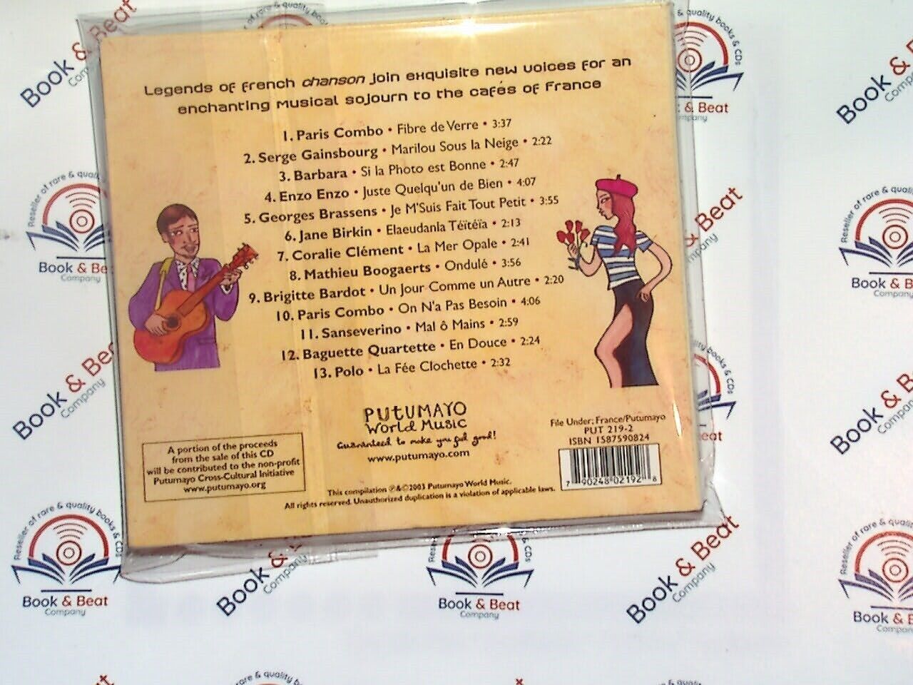 Putumayo Presents	French Cafe CD Mint