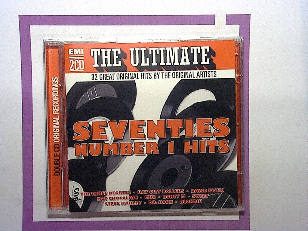 Various Artists  - The Ultimate Seventies Number 1 Hits 2 CD Mint