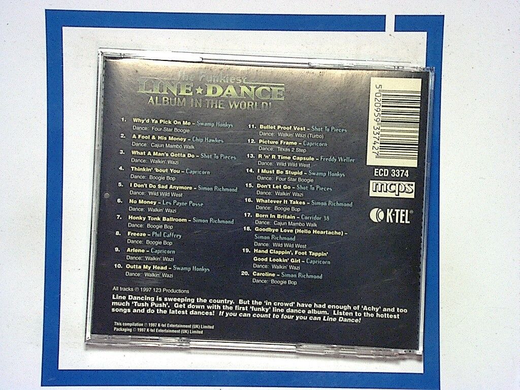 Various Artists - Funkiest Line Dance Album in the World (1997) Cd Nr Mint