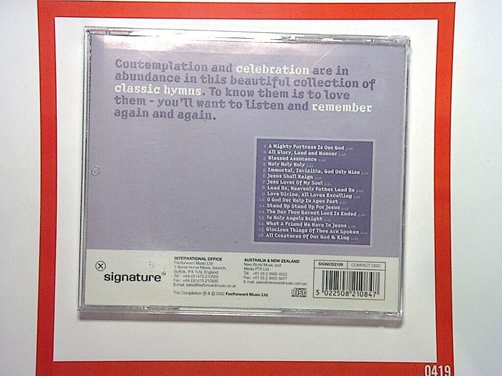 Various Artists -	Treasury of Hymns CD Mint