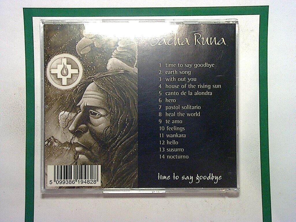 Sacha Runa - Time To Say Goodbye CD Nr Mint