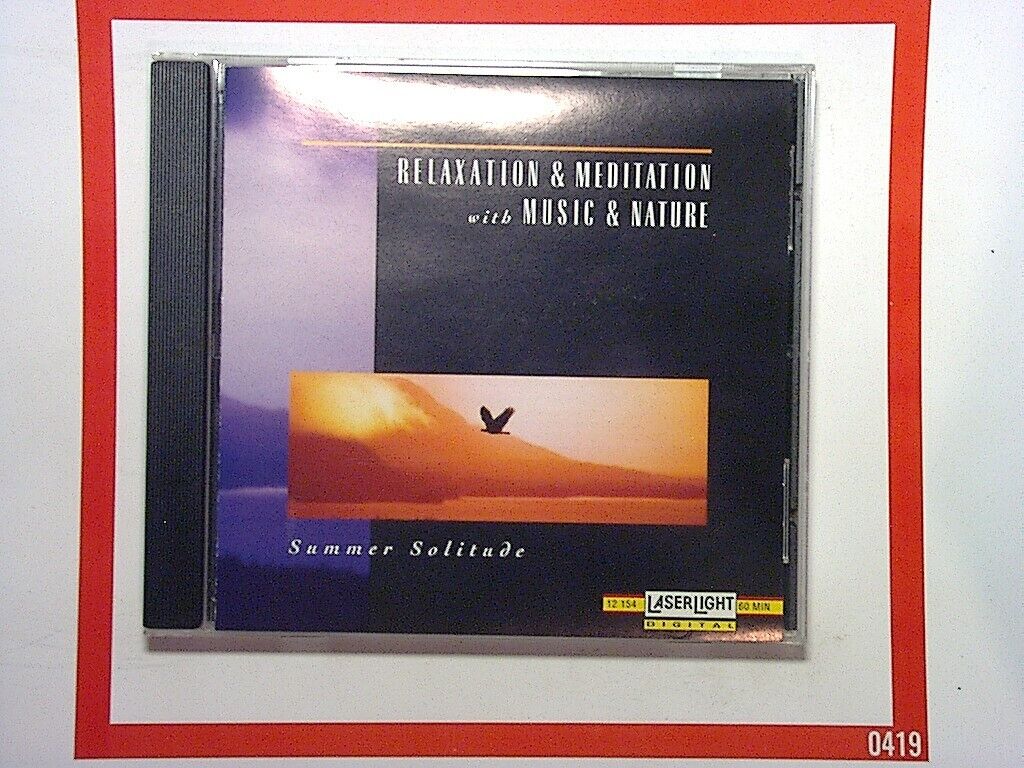 Relaxation & Meditation With Music & Nature: SUMMER SOLITUDE CD Mint