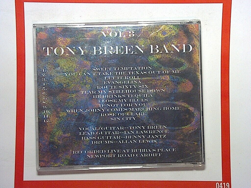 Tony Breen Band	Volume 3 CD Mint