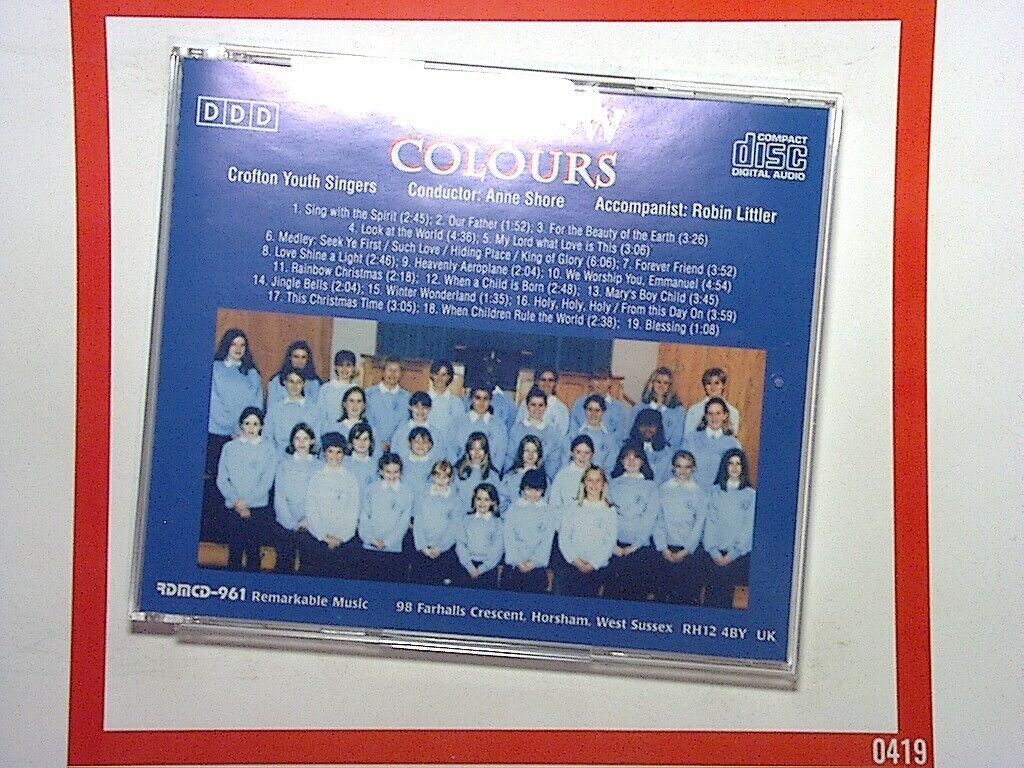 The Crofton Youth Singers	Rainbow Colours CD Nr Mint