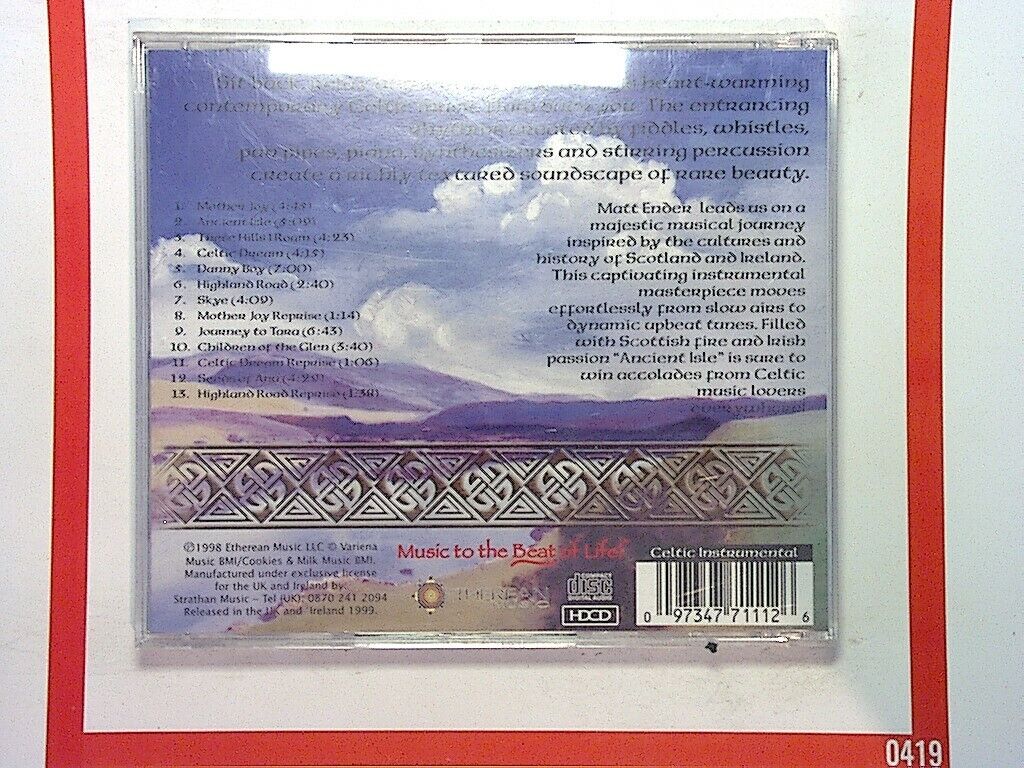 Matt Ender	Ancient Isle CD Mint (Gift Option)*