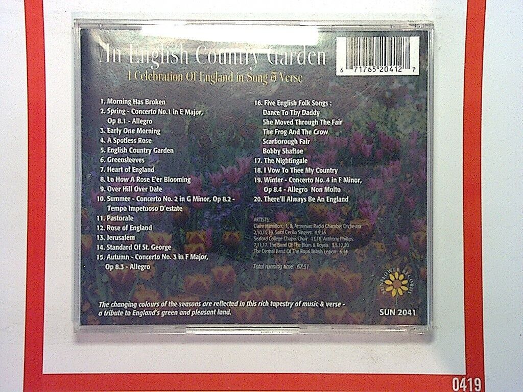 Various Artists	An English Country Garden CD Mint (Gift Option)*