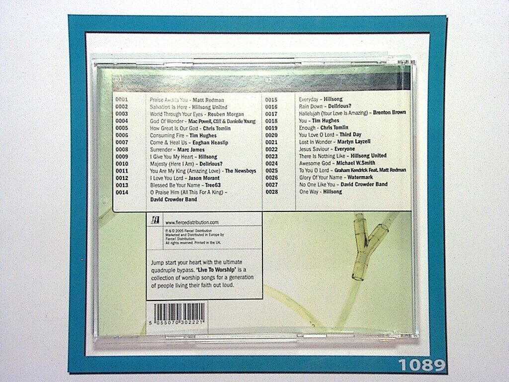 Various Artists	Live to Worship 2CD Mint (Gift Option)*