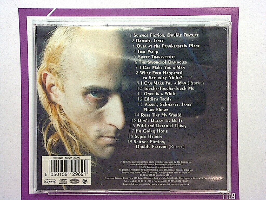 Richard O'Brien	The Rocky Horror Picture Show: 25 Years CD Nr Mint