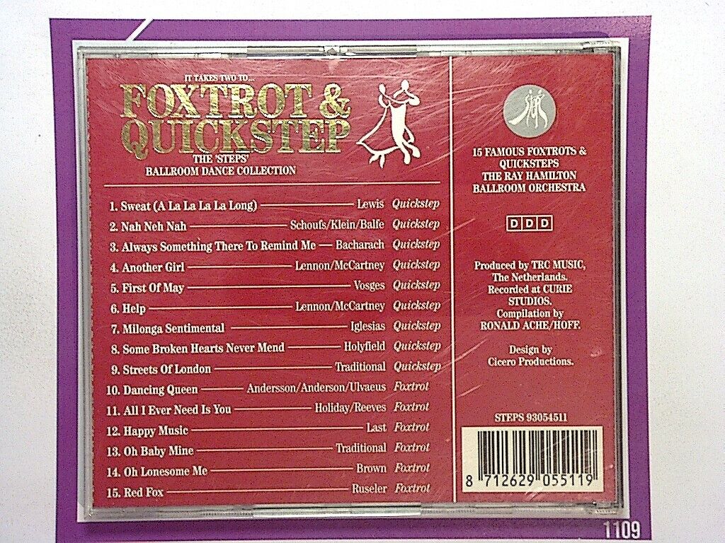 Ray Hamilton Ballroom Orchstra	Foxtrot & Quickstep CD Mint