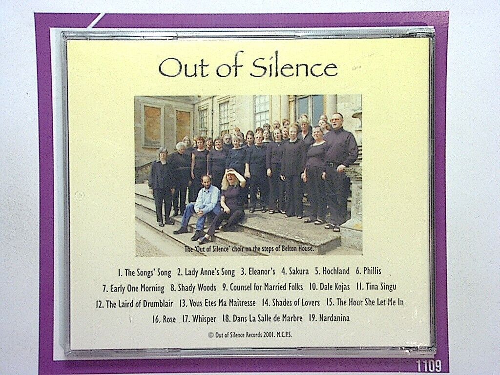 Out Of Silence 	National Trust Education CD Mint