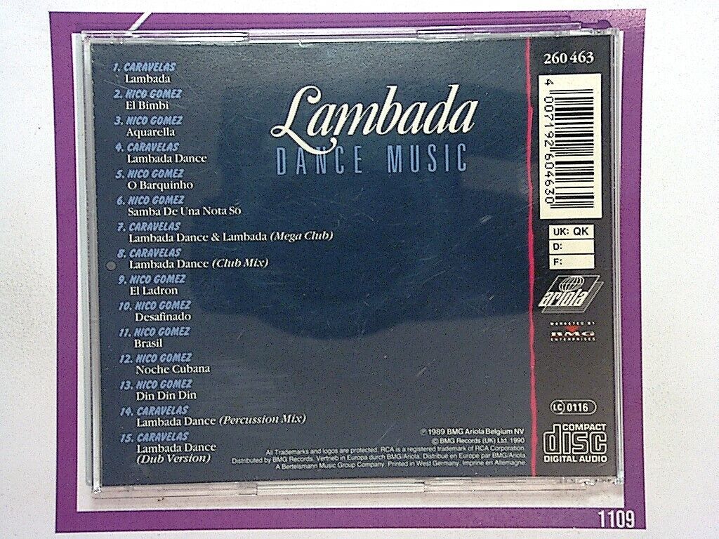 Various Artists - Lambada dance Music CD Mint