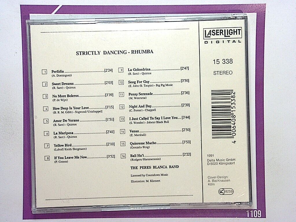Peres Blanca Band	Rhumba - Strictly Dancing CD Mint