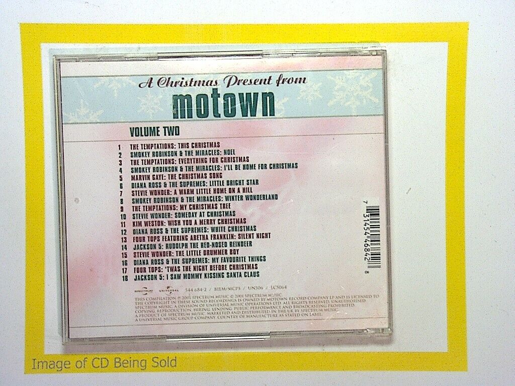 Various Artists	A Christmas Present From Motown: Volume Two CD Mint