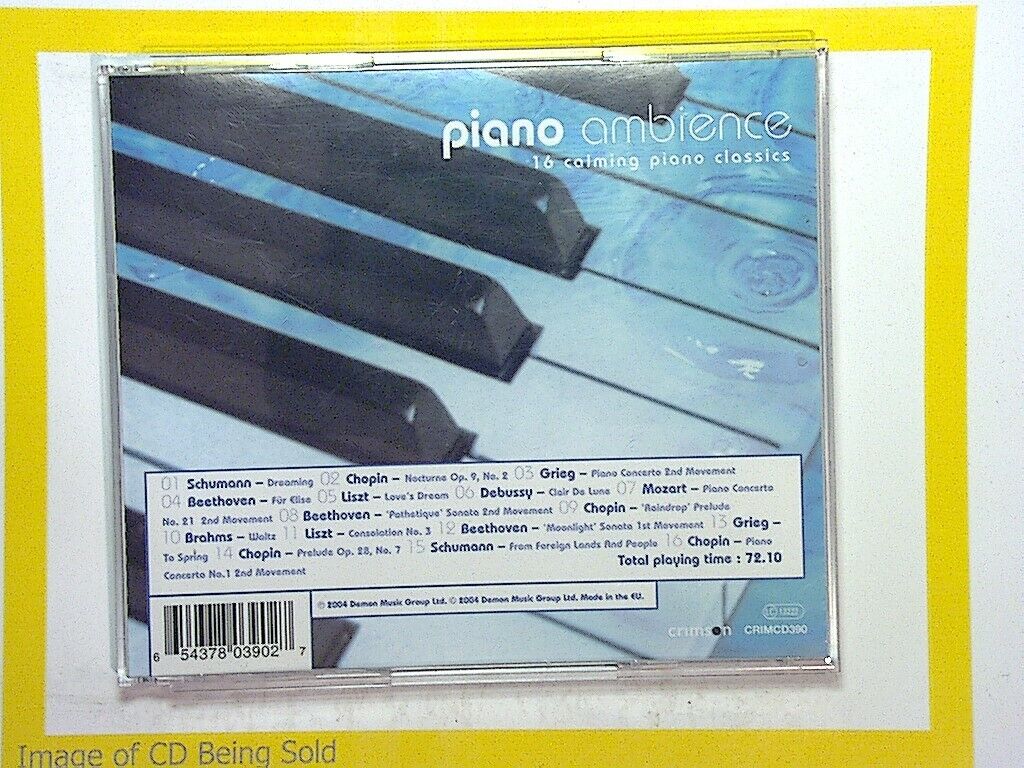 Various Artists	Piano Ambience CD 16 Claming Piano Classics Mint