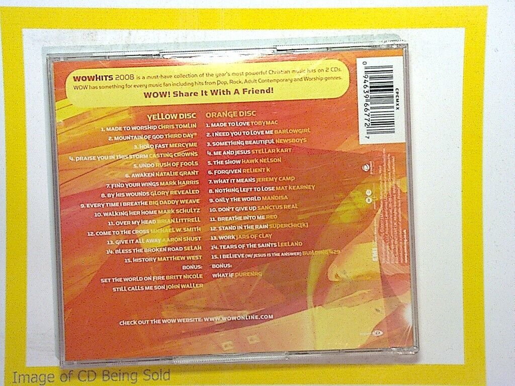 Various Artists	WOW Hits 2008 2CD Mint