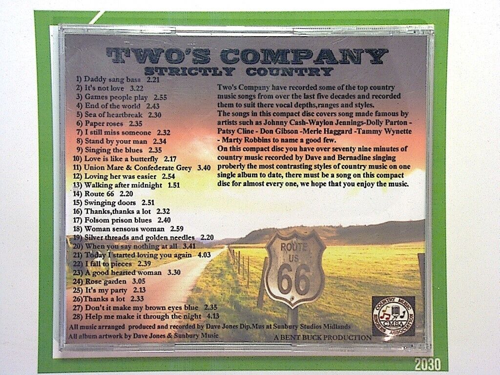 Two's Company	Strictly Country CD