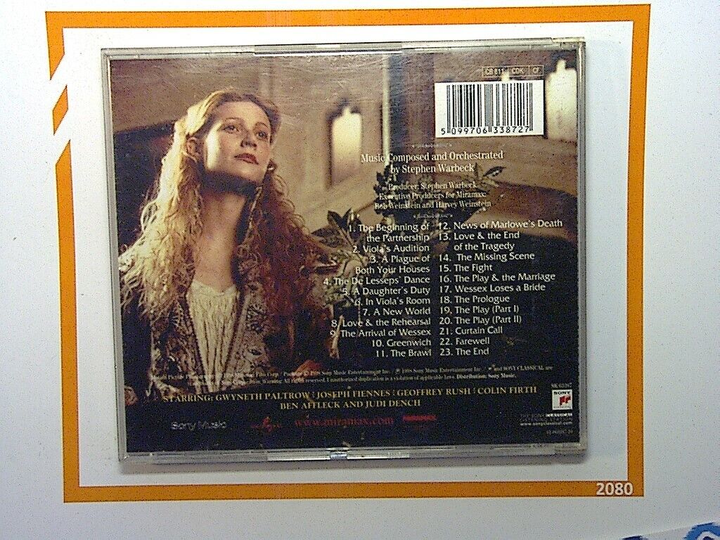 Stephen Warbeck	Shakespeare in Love - Music from the Miramax Motion Picture CD