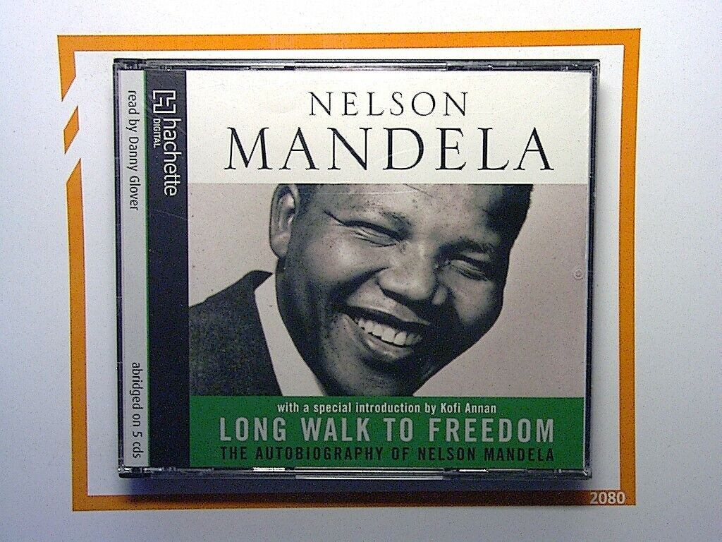 Nelson Mandela and Danny Glover	Long Walk To Freedom audiobook 5CD Mint