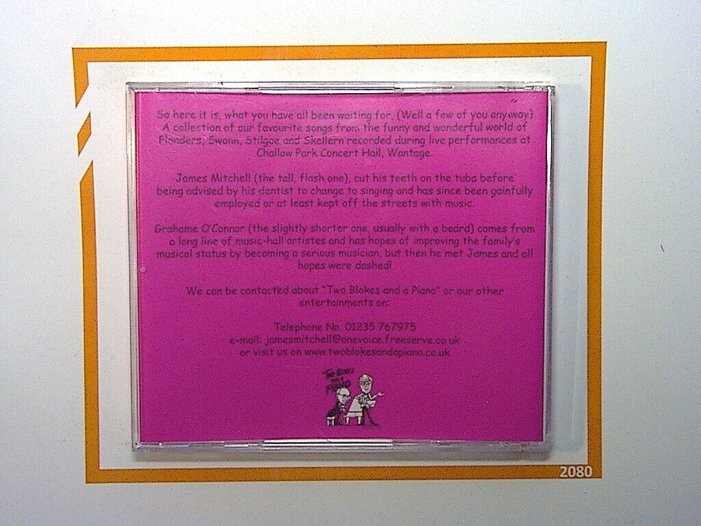 Two Blokes And A Piano	Sing Silly Songs CD Mint