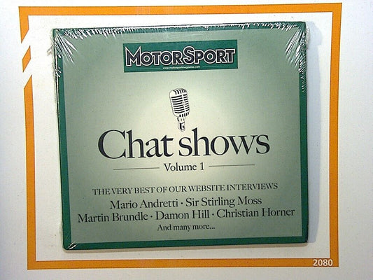 Motor Sport	Chat Shows Volume 1 Audio CD New & Factory Sealed
