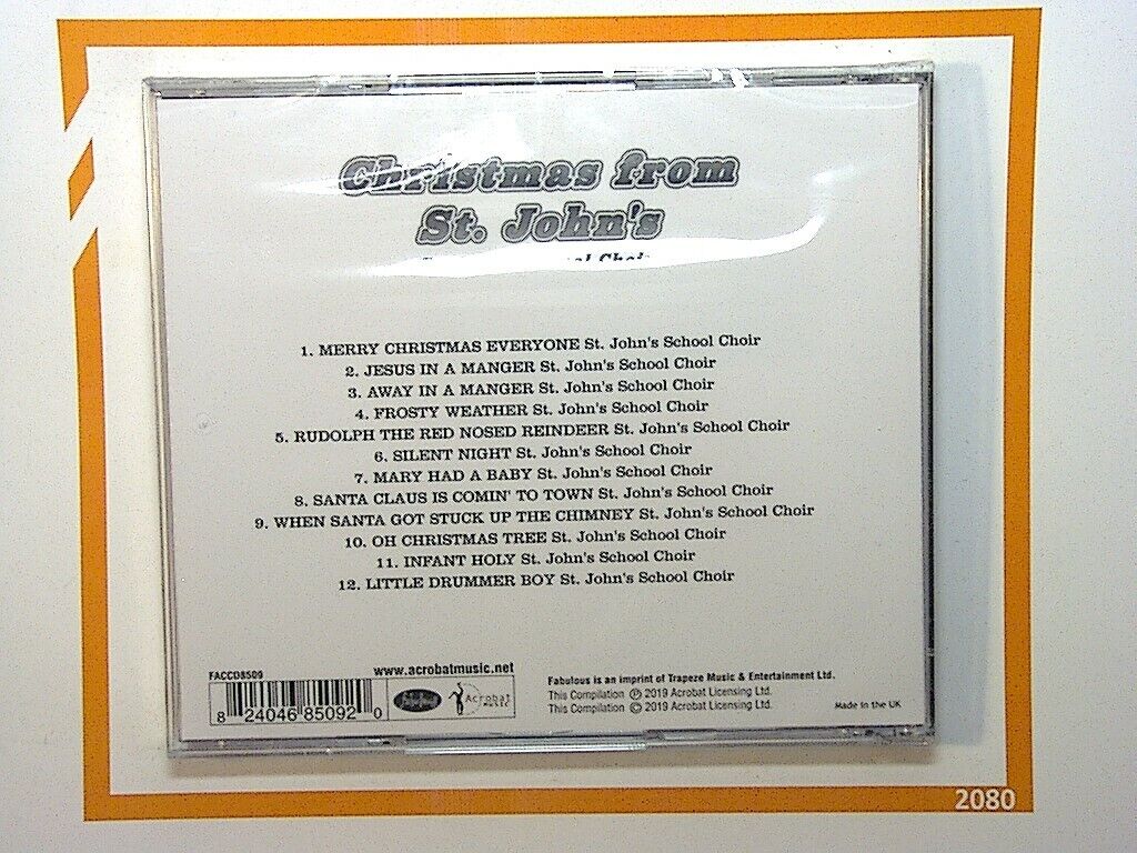 St John's School Choir 	Christmas From St. John's CD New & Sealed