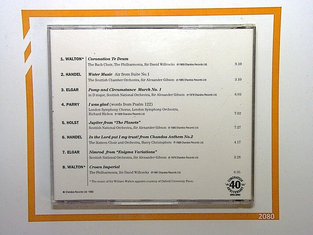 Radio Times	Coronation Celebration 1953-1993 CD Mint