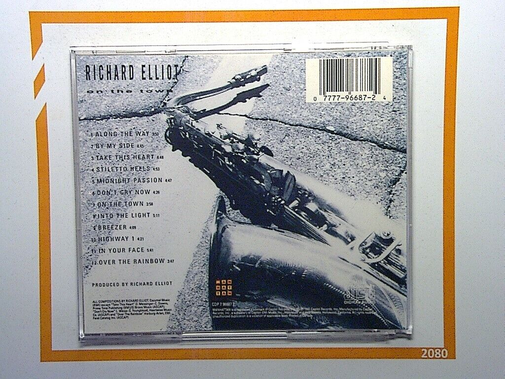 Richard Elliot	On the Town CD Nr Mint