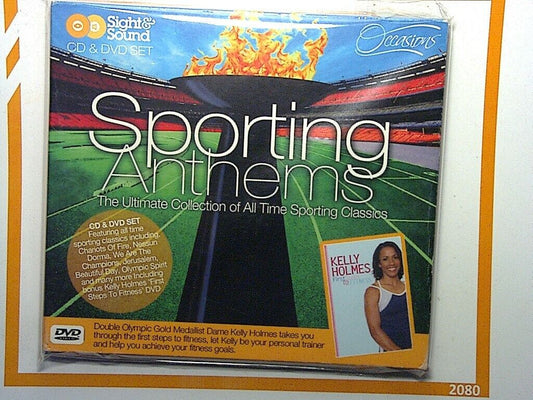 Sporting Anthems CD & Kelly Holmes First Steps To Fitness DVD Mint